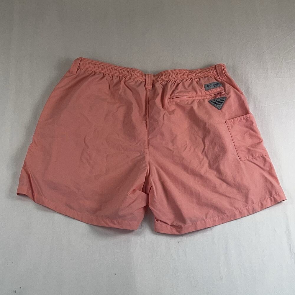 Columbia PFG Swim Trunks Pink Omni-Shade Fishing Shorts 6" INS Mens L - Picture 3 of 9